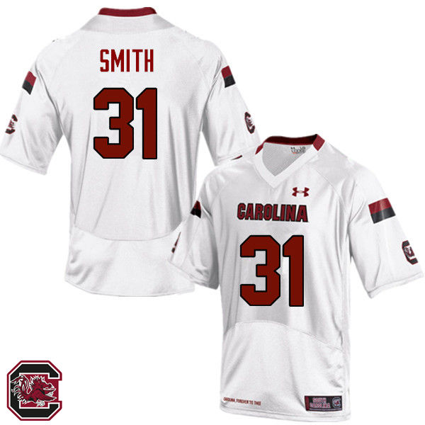 Men South Carolina Gamecocks #31 Chris Smith College Football Jerseys Sale-White